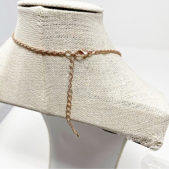 JTV Rose Pink Crystal Flower Brooch Pendant Chain Necklace - Picture 6 of 7